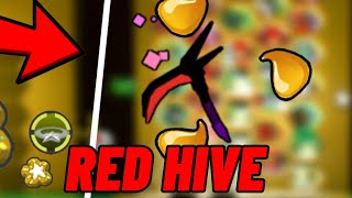 Building the best RED ATTACK HIVE in Bee Swarm Simulator [upl. by Gridley990]