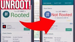 How to REMOVE KINGROOT and UNROOT you Android Phone  Kingroot Unroot 2019  Harrison Broadbent [upl. by Acisej]