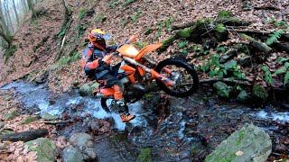 KTM 250 EXC TPI 2022 first ride [upl. by Aehta]