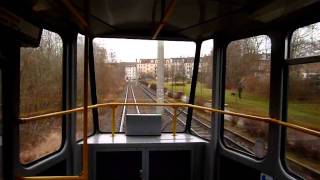 Straßenbahn Görlitz Mitfahrt KT4D 319 ex Erfurt als Linie 2 [upl. by Areid]