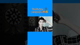 Traffic jam paragraphTeacher VS Student funny video🙂🤓😐funny jokessmSami20entertainmentshorts [upl. by Alliuqet432]