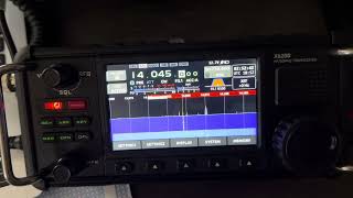 Working POTA station MO K0FG with 5w to cobweb antenna and X6200 [upl. by Shushan204]