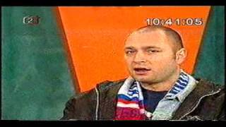 Daniel Landa ve Studiu 6 ČT  o muzikálu Krysař 6 11 1996 [upl. by Ilarrold202]