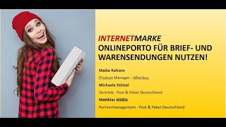 Live Webinar Internetmarke amp Onlineporto  Gastgeber DHL Deutsche Post Afterbuy 22022023 [upl. by Einrae]