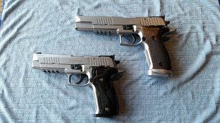 SIG Sauer P226  XFive Allround vs XSix Classic Vergleich [upl. by Damas]