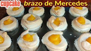 HOW TO BAKE BRAZO DE MERCEDES CUPCAKE SO EASY TO MAKE [upl. by Damalus166]