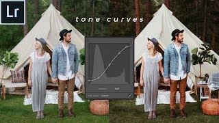 HOW TO USE THE TONE CURVE IN LIGHTROOM Tone Curve Explained [upl. by Mcguire]