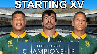 My SPRINGBOKS Starting XV for RUGBY CHAMPIONSHIP 2024 [upl. by Calli]