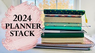 2024 PLANNER amp JOURNAL STACK [upl. by Nancy]