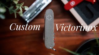 Customize Your Swiss Army Knife Green Micarta Scales [upl. by Sirrot]