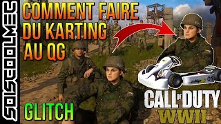 COMMENT FAIRE DU KARTING DANS LE QG GLITCH WTF COD WW2 MULTI [upl. by Aihsenat]