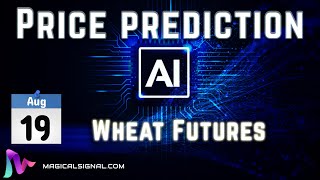 KC HRW Wheat Futures KE price prediction with AI  Aug 19 [upl. by Aehr900]