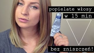 FARBOWANIE WŁOSÓW  POPIELATE WŁOSY ✩ tonowanie włosów BEZ ROZJAŚNIANIA ThePinkRook [upl. by Erina707]