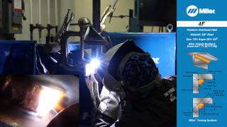 Welding Certification Position 4F Overhead Fillet Weld [upl. by Ecnerewal]