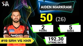 Aiden Markram Batting Vs Kolkata Knight Riders  Ipl 2023 Match 19  KKR VS SRH  Cric Perform [upl. by Valery]