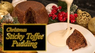 Sticky toffee Christmas pudding [upl. by Hanej]