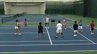 Youth Tennis  Ages 9 amp 10 Circle Volley [upl. by Roselle]