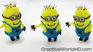 How to make Despicable Me 3D Minions  3D Printing Pen DIY TutorialScribbler [upl. by Hilel990]