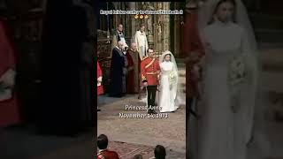 Royal brides curtsy to The Queenshort princessanne princessdiana kate queenelizabethii meghan [upl. by Lewls]