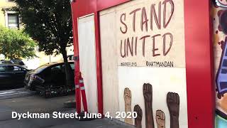 Dyckman Street Protest Murals [upl. by Mickie]