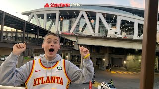 NBA Arena Tours 1  State Farm Arena Hawks vs Raptors [upl. by Chantalle283]