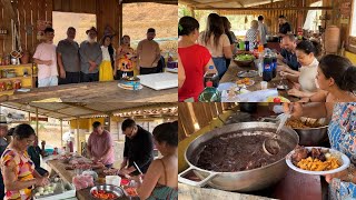 ANIVERSÁRIO DO MEU PAI NA CASINHA NO PÉ DA SERRA HOJE FOI DIA DE ENCHER OS TACHOS [upl. by Immac298]