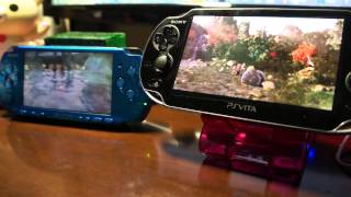 PSP PSvita 画質検証動画 [upl. by Htebirol]