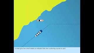 Rule 34 – Manoeuvring and warning signals  COLREGs  Merchant Navy knowledge [upl. by Angy]