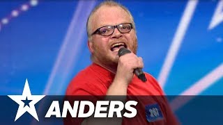 Anders I Danmark har talent 2018 I Audition 2 [upl. by Adiana703]