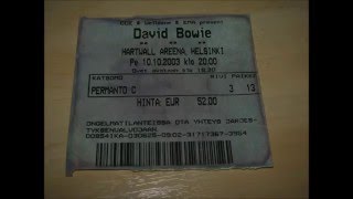 David Bowie Under Pressure  Hartwall Areena 2003 [upl. by Ayatal]