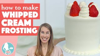 Whipped Cream Frosting [upl. by Emirac]