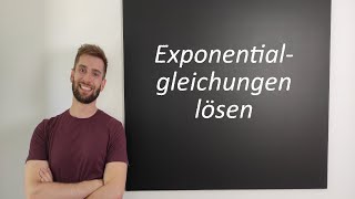 Exponentialgleichungen lösen [upl. by Enial]