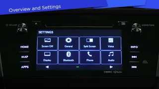 HowTo Guide Overview and Settings 7inch Infotainment System with Navigation [upl. by Enilram962]