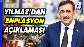 Cumhurbaşkanı Yardımcısı Cevdet Yılmaz quotEnflasyon Yılın İkinci Yarısında Düşecekquot  A Para [upl. by Pavior358]