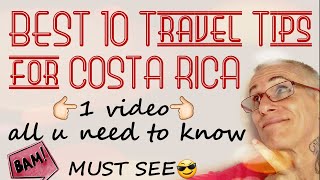 ❌Costa Rica TOP 10 BEST Travel Tips for the Vacation of a Lifetime in Costa Rica [upl. by Kcirej179]