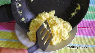 Sour Cream Scrambled Eggs  Breakfast Recipe [upl. by Hamimej]