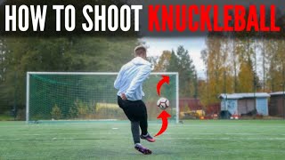 KNUCKLEBALL TUTORIAL  Learn to shoot a knuckleball [upl. by Ailecra]