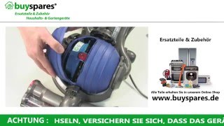 Anleitung Entfernen amp Reinigen eines Dyson DC24 Staubsaugerfilters [upl. by Frulla781]