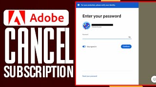 How To Cancel Adobe Subscription 2024 Easy Tutorial [upl. by Sakiv]