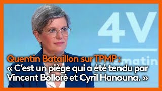 Les 4 Vérités  Sandrine Rousseau réagit à la présence de Quentin Bataillon sur le plateau de TPMP [upl. by Ayoras]