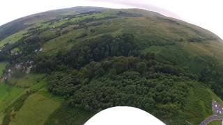 Flying around the Campsie Hills [upl. by Aihcela]