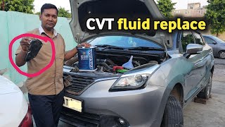 CVT fluid change Maruti Suzuki Baleno [upl. by Gemmell332]