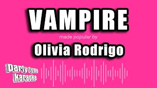 Olivia Rodrigo  Vampire Karaoke Version [upl. by Burnside303]