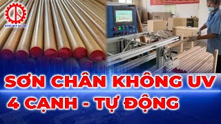 Máy Sơn Chân Không UV 4 Cạnh Tự Động UVC 250 Quốc Duy  Máy Sơn Phào Chỉ  Sơn Cạnh Thẳng [upl. by Pampuch]