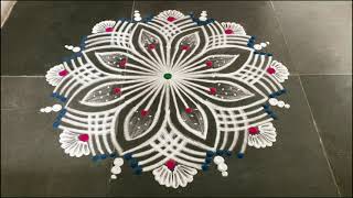 Margazhi maadham kolam designs Simple Dhanurmasam muggulu designs easy rangoli designs [upl. by Eidak666]