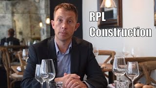 RPL Construction Award winning Construction company [upl. by Einyaj602]