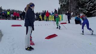 Ingeborg Rustad langrenn junior NC2 Granåsen februar 2024 [upl. by Elyod]