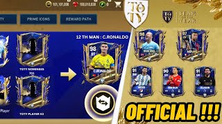 TOTY 12TH MAN CONFIRMED OFFICIAL  TOTY 2024 WALKTHROUGH IN FC MOBILE 24 [upl. by Oicnaneb]