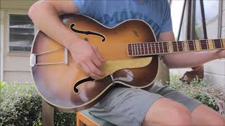 Vintage Hofner 456 Archtop Guitar [upl. by Venn265]