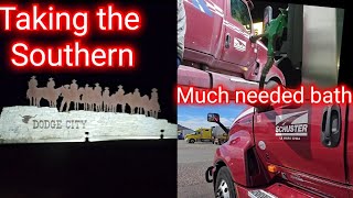 Trucker Vlog  Avoiding winter storms experimenting with different shots [upl. by Irod]